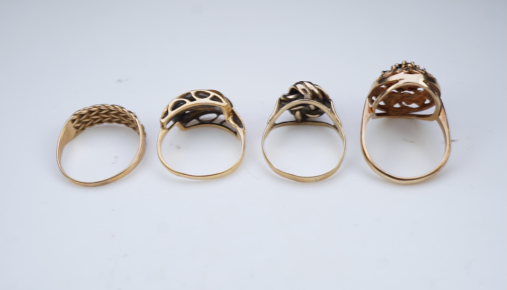 A collection of four rings